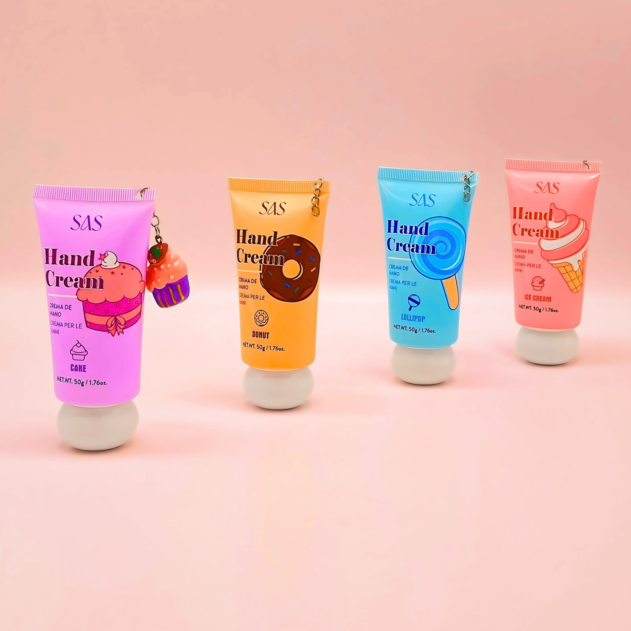 SAS Hand Cream (Cake, Donut, Lollipop & Ice Cream Variants) – 50g
