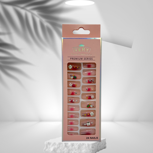 24 Nails (red Color Edition)-VERY Fashion & Beauty Premium Series