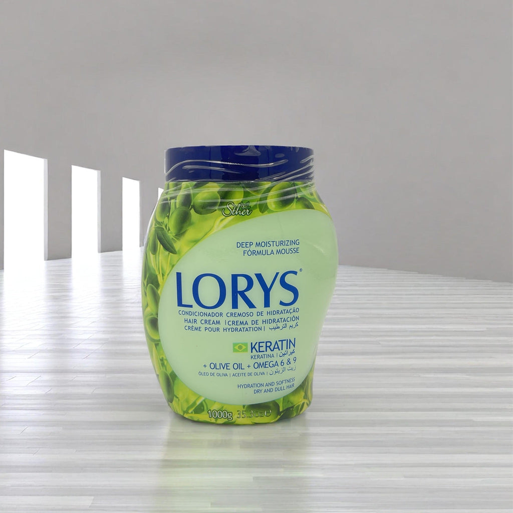 Lorys Hair Cream with Keratin+Conditioner, Olive Oil & Omega
