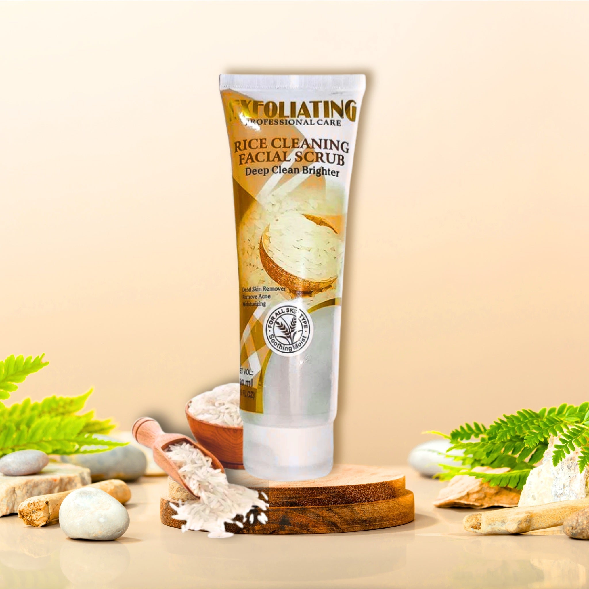Rice Cleaning Facial Scrub – Exfoliating Professional Care