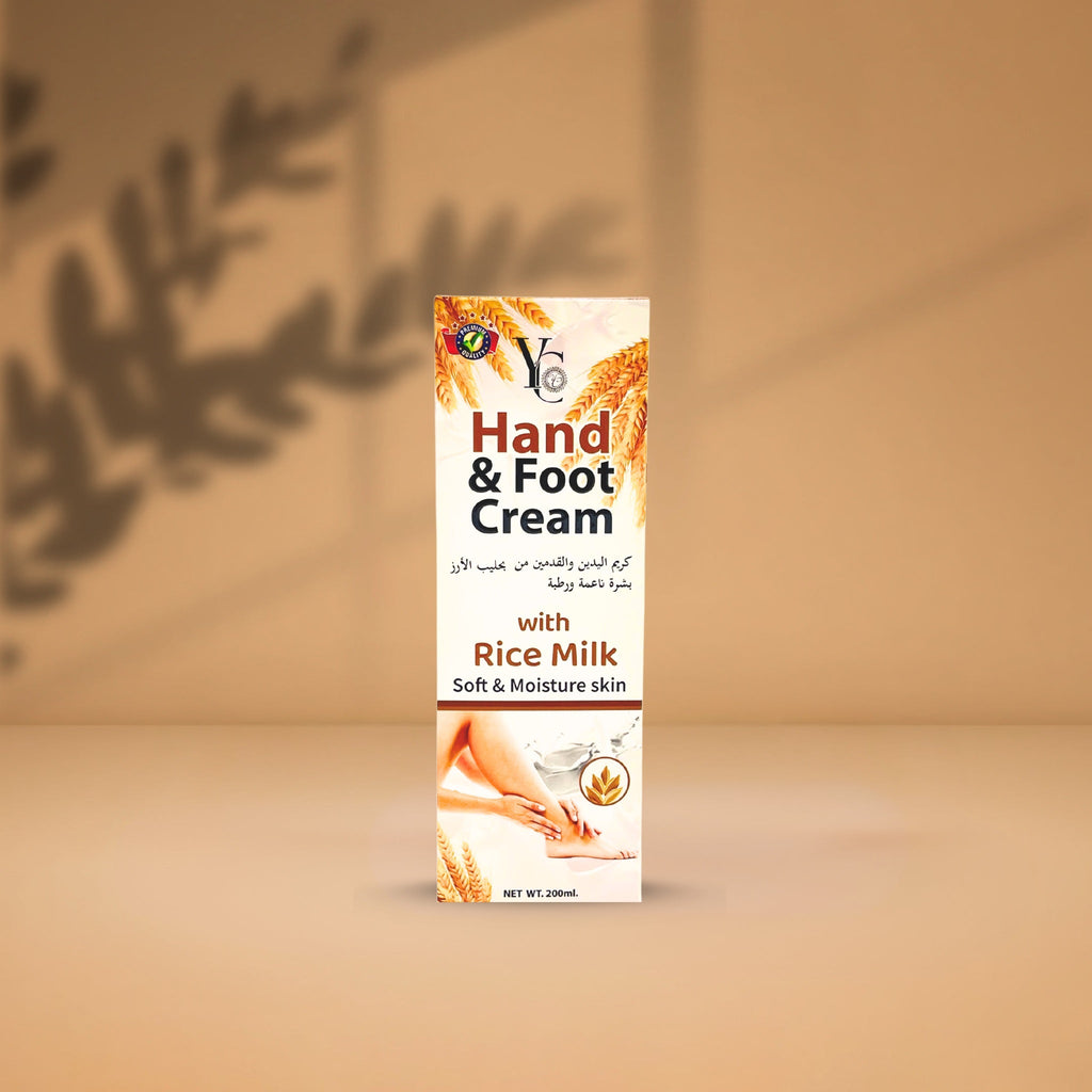 JC Hand & Foot Cream with Rice Milk