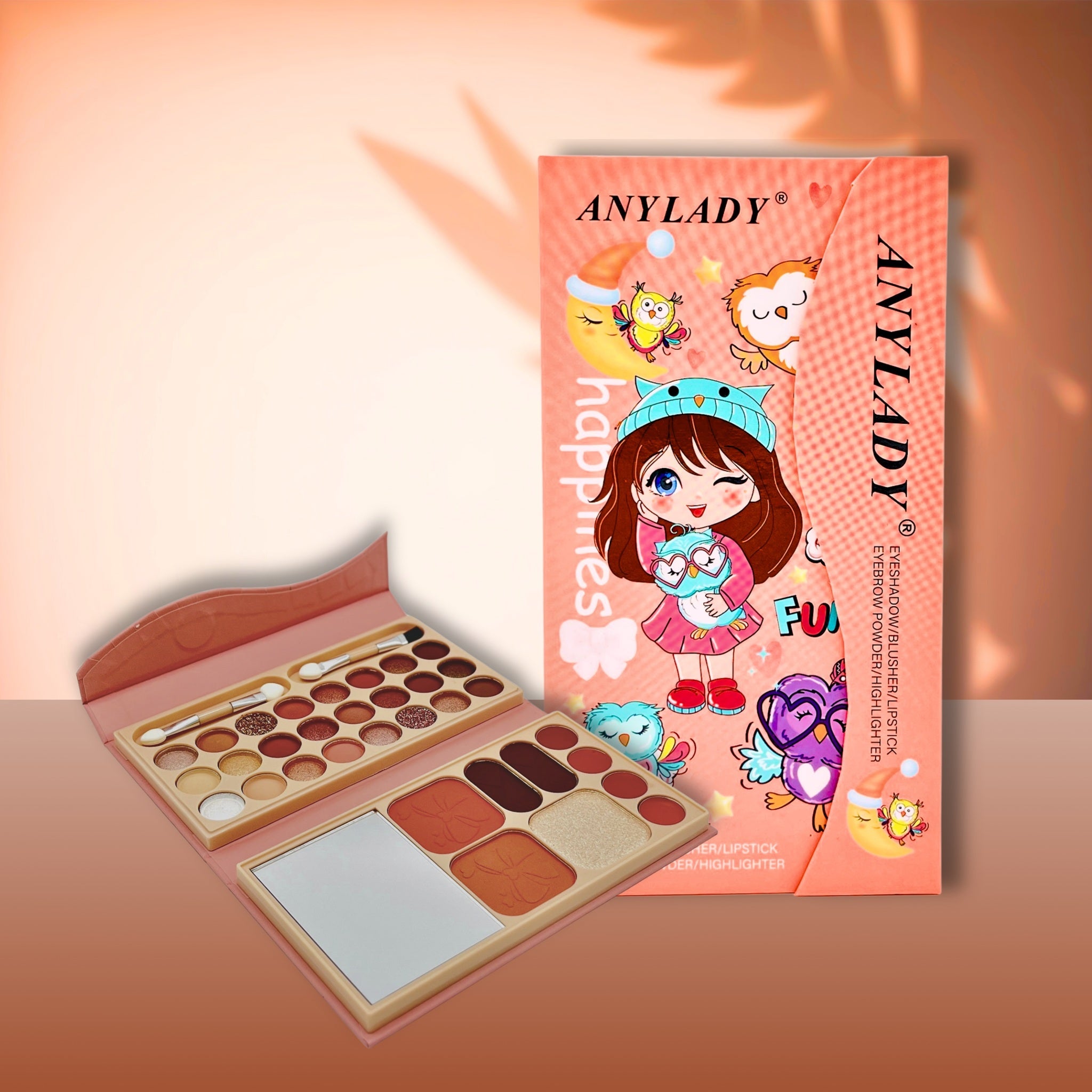 ANYLADY Happiness 28-Color Makeup Palette