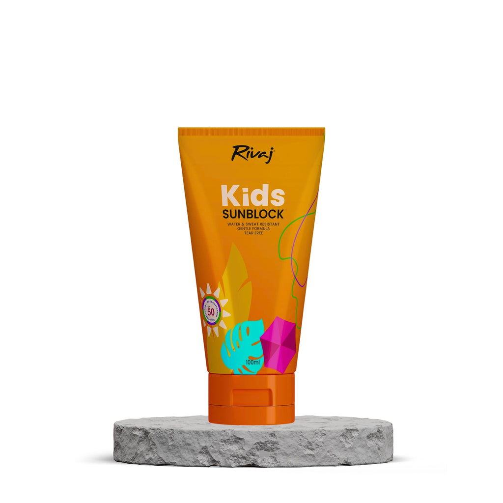 Rivaj Kids Sunblock SPF 50 – Gentle, Tear-Free Sun Protection