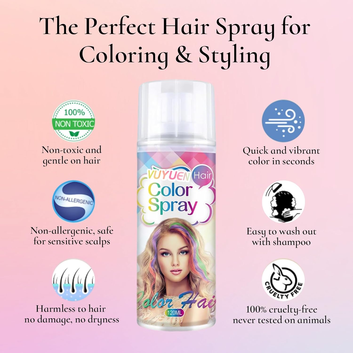 Pacinos Hair Color Spray