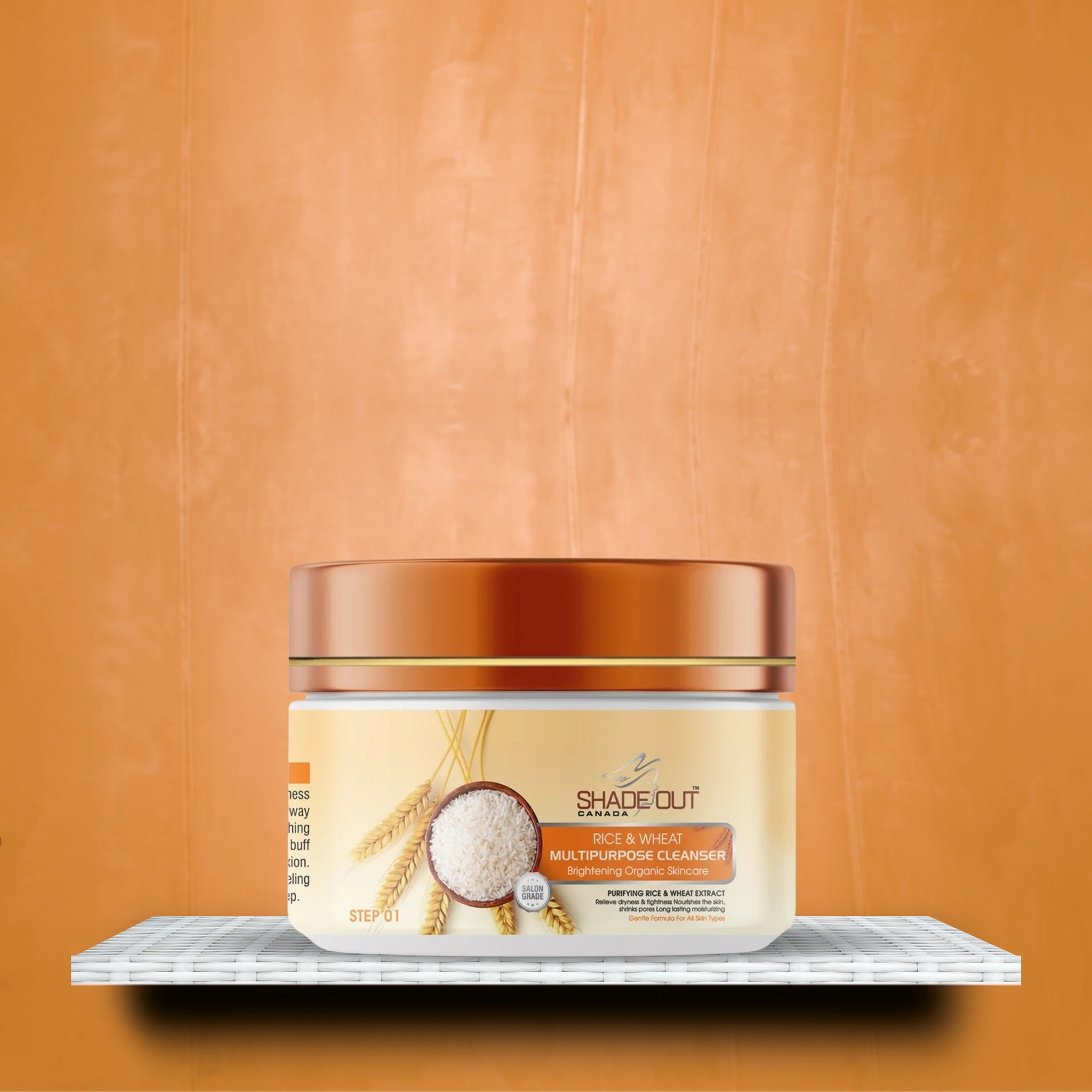 SHADE OUT Rice & Wheat Facial Kit – 6 Step Professional Skincare Set