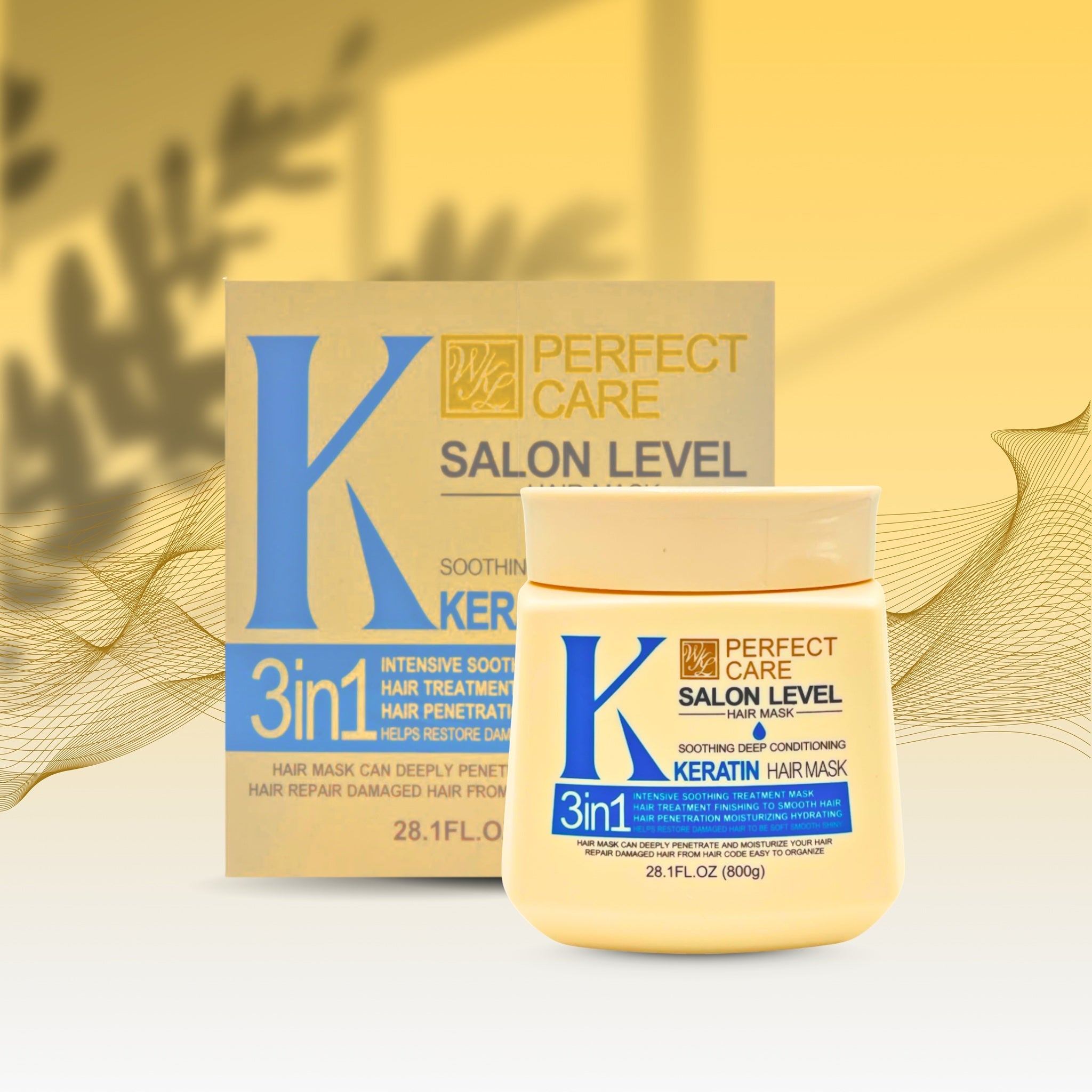 Perfect Care Salon-Level Keratin Hair Mask 3-in-1