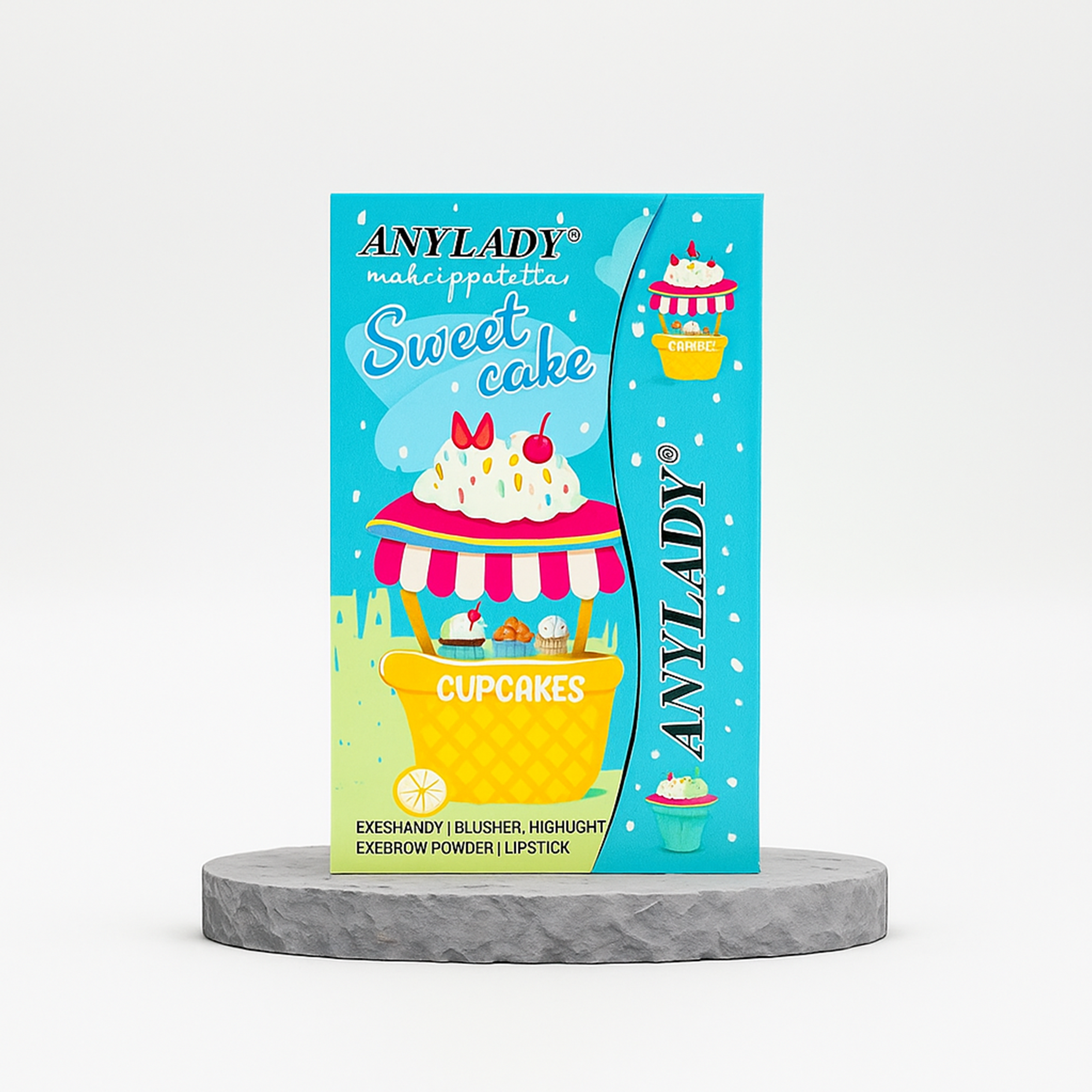 ANYLADY Sweet  Cupcakes 28-Color Makeup Palette