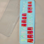 Nail Fairy Premium Series: Fire &amp; Ice Marble Nails