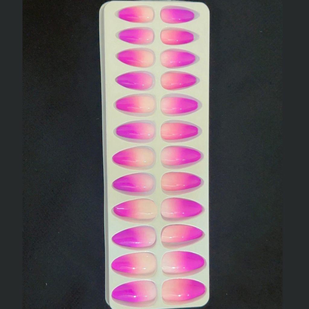 Nail Fairy Premium Series – Pink Ombre Press-On Nails