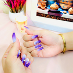 12-Piece Gradient Gem Set-Lavender Dream Press-On Nails