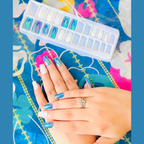 Fancy Press-On Artificial Nails