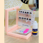 12 Pcs  3D Floral & Gemstone Press-On Nails