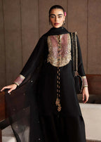 Luxury Black Hand Embellished 3 Piece Formal Suit